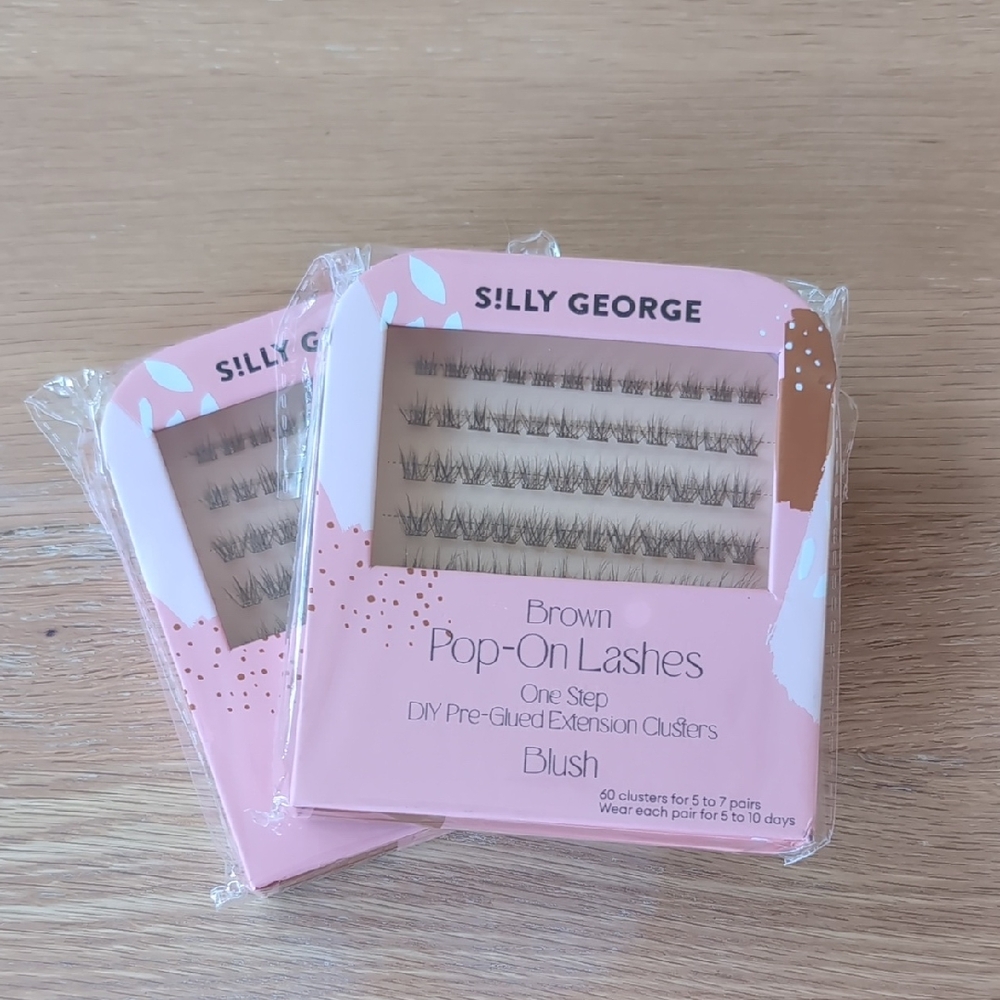 Brown Pop-On Lashes